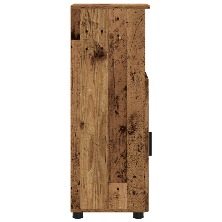 Badeværelsesskab med opbevaring Gammelt træ 30 x 35 x 95 cm