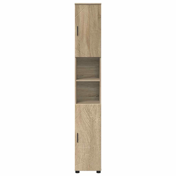 Badeværelsesskab med opbevaring Sonoma eg 30 x 35 x 192 cm
