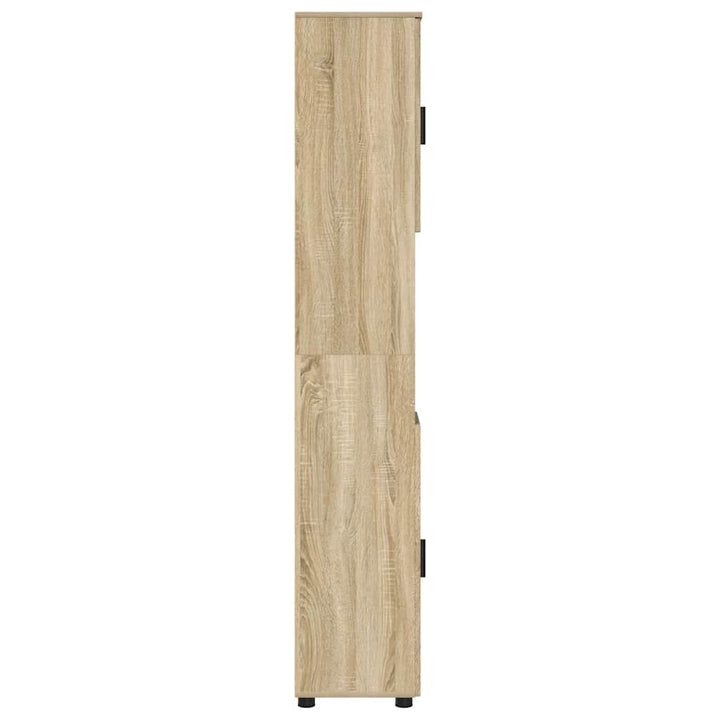 Badeværelsesskab med opbevaring Sonoma eg 30 x 35 x 192 cm