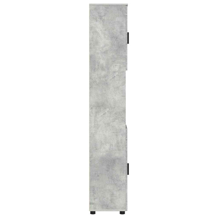 Badeværelsesskab med opbevaring Beton Grå 30 x 35 x 192 cm