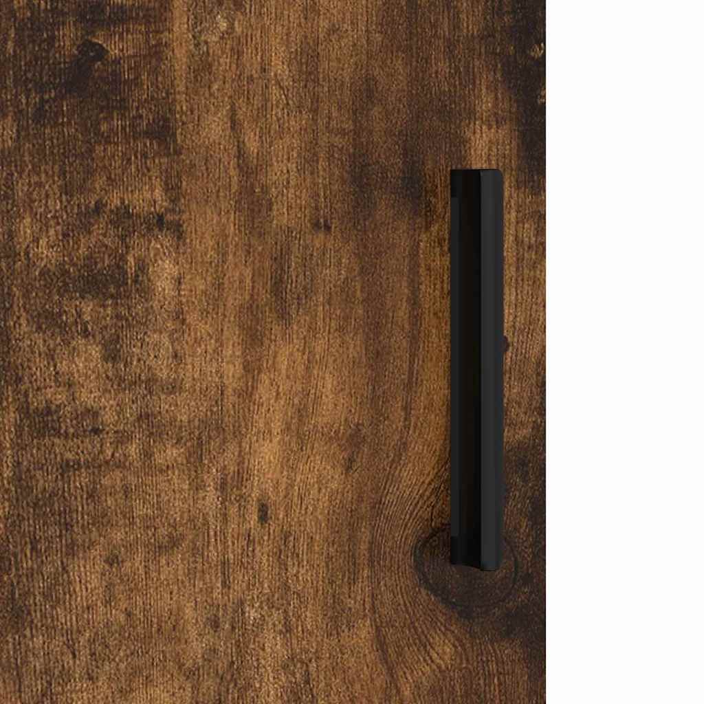 Badeværelsesskab med opbevaring Røget eg 30 x 35 x 192 cm