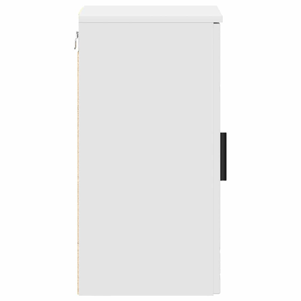 Badeværelsesskab Hvid 30 x 31,5 x 61 cm Konstrueret træ, Metal