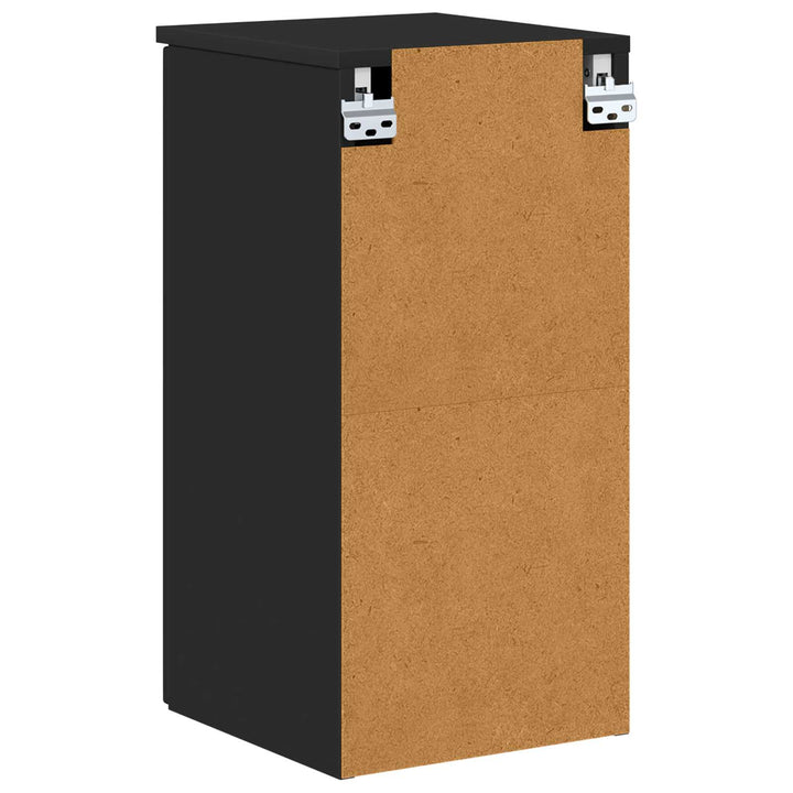 Badeværelsesskab Sort 30 x 31,5 x 61 cm Konstrueret træ, Metal