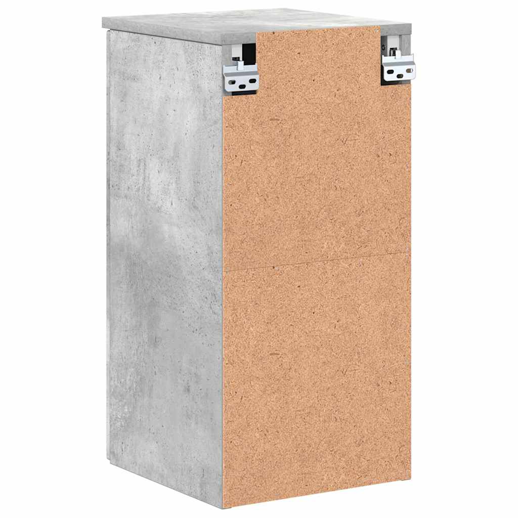 Badeværelsesskab Vægmonteret Beton Grå 30 x 31,5 x 61 cm