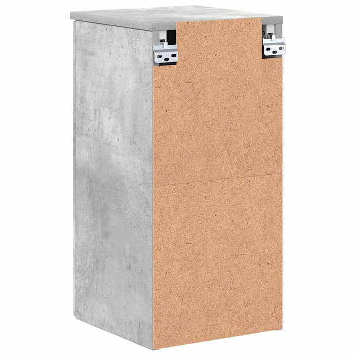 Badeværelsesskab Vægmonteret Beton Grå 30 x 31,5 x 61 cm
