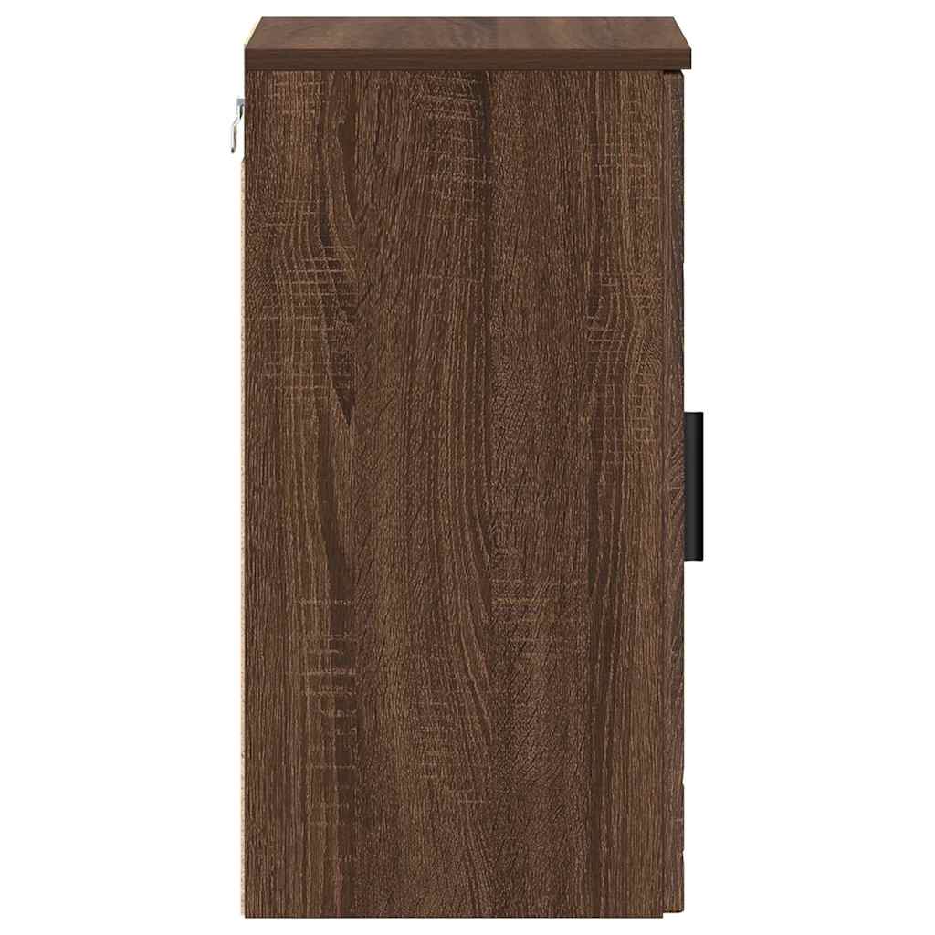 Badeværelsesskab Brun eg 30 x 31,5 x 61 cm