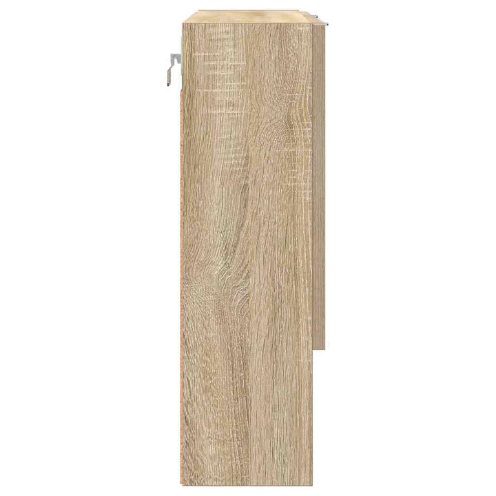 Spejlskab Vægmonteret Sonoma eg 59 x 17 x 55 cm Konstrueret træ