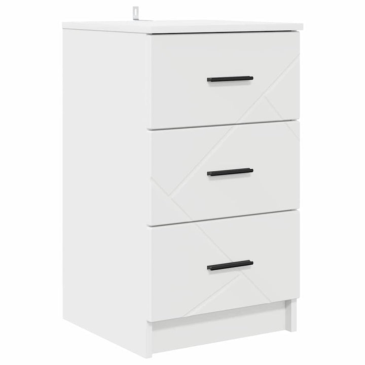 Natskab Hvid 38 x 38 x 66 cm Konstrueret træ