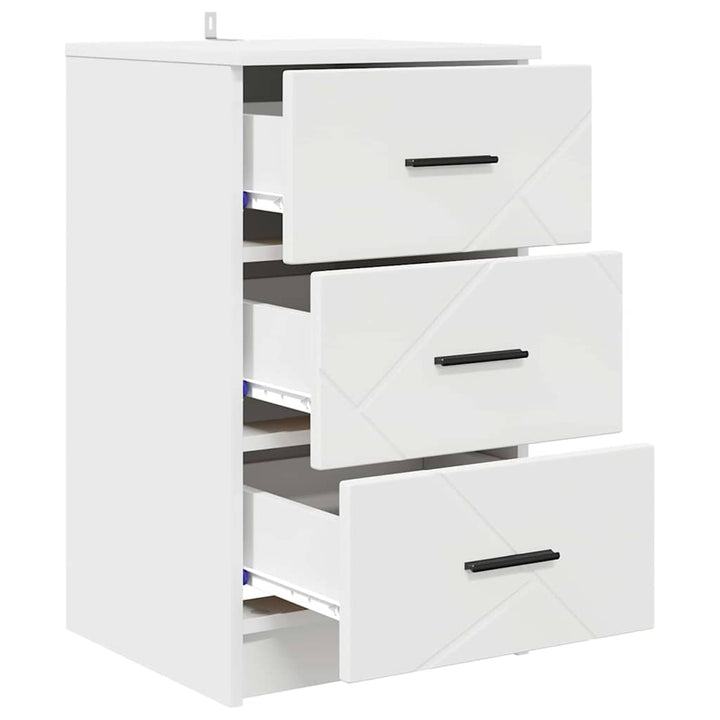 Natskab Hvid 38 x 38 x 66 cm Konstrueret træ
