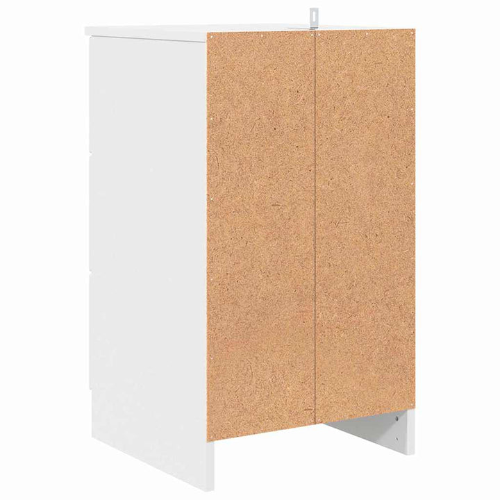 Natskab Hvid 38 x 38 x 66 cm Konstrueret træ
