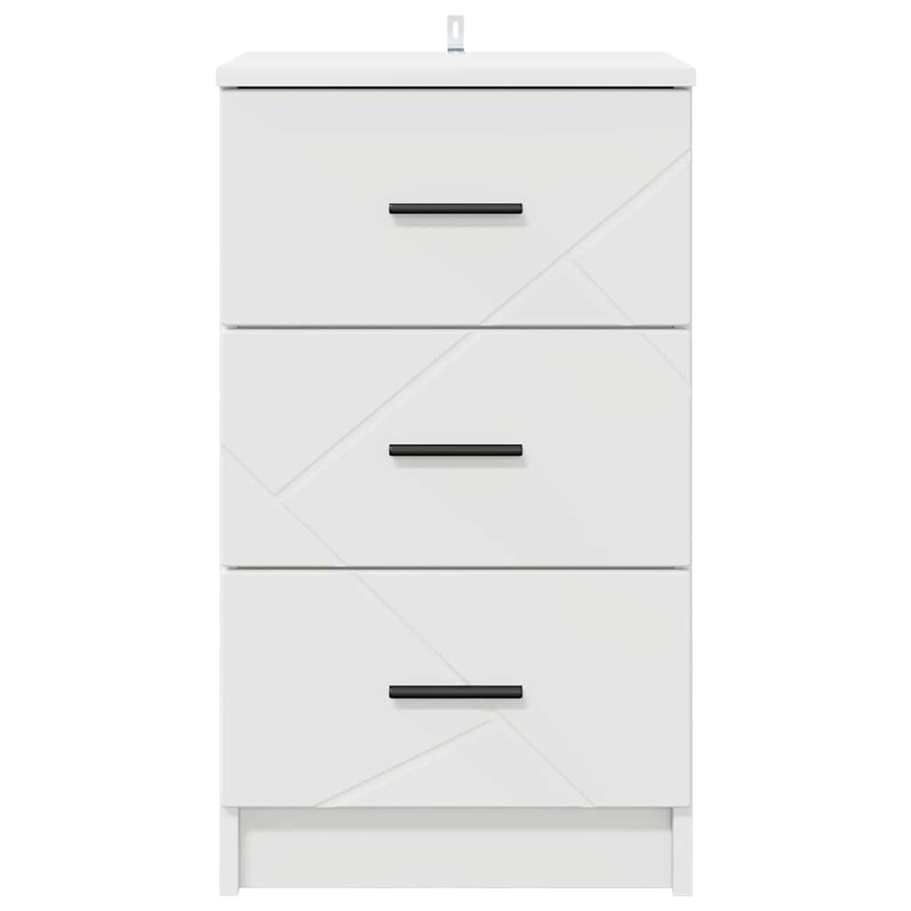 Natskab Hvid 38 x 38 x 66 cm Konstrueret træ