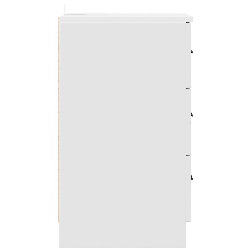 Natskab Hvid 38 x 38 x 66 cm Konstrueret træ