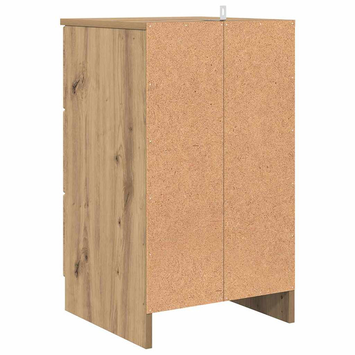 Natskab med skuffe artisan eg 38 x 38 x 66 cm Konstrueret træ