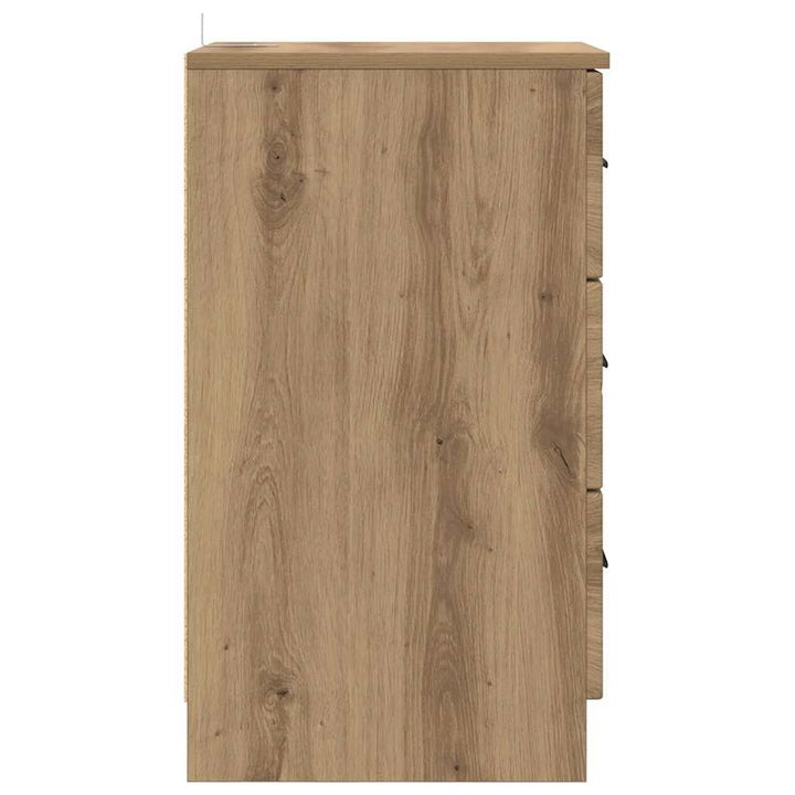 Natskab med skuffe artisan eg 38 x 38 x 66 cm Konstrueret træ