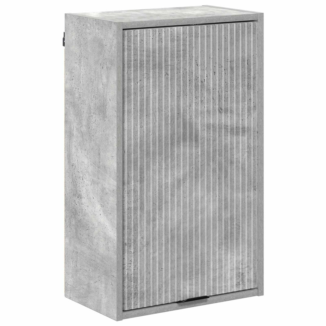 Badeværelsesskab Vægmonteret Beton Grå 39 x 23,5 x 65 cm