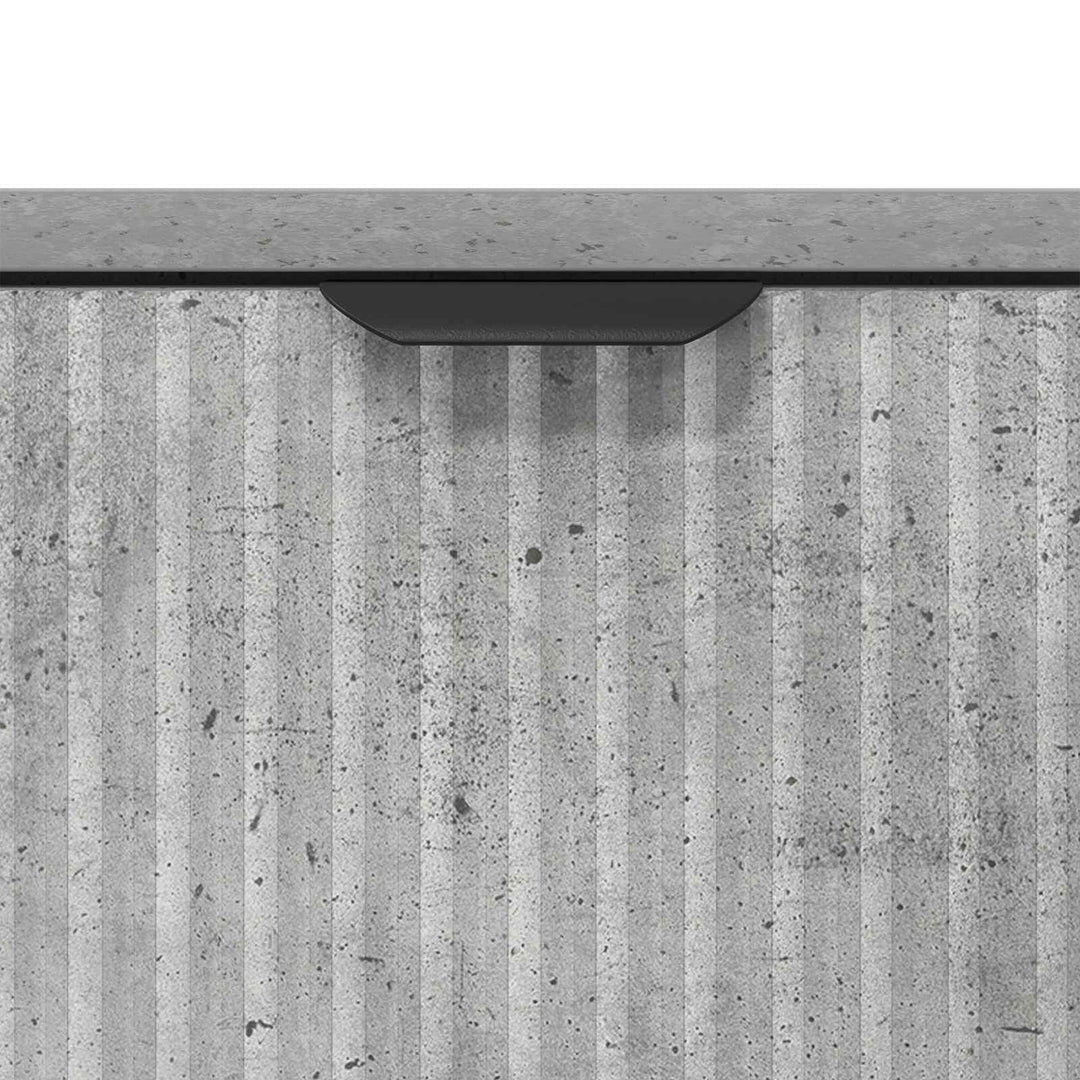 Badeværelsesskab med skuffe med dør Beton Grå 39,5 x 36 x 88 cm