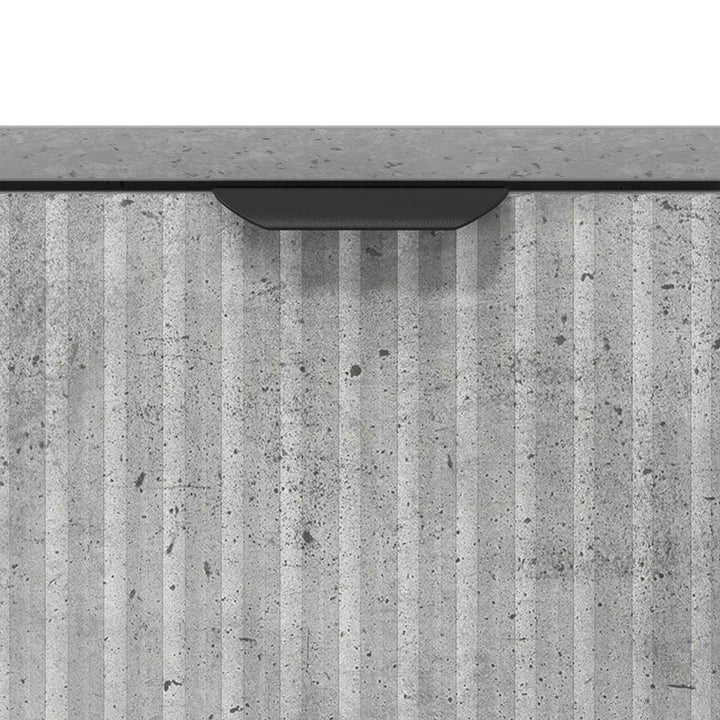Badeværelsesskab med skuffe med dør Beton Grå 39,5 x 36 x 88 cm
