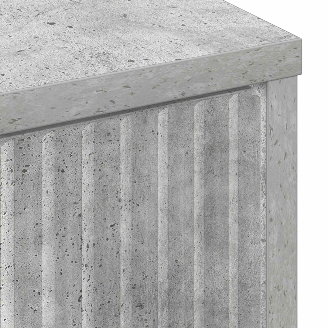 Badeværelsesskab med skuffe med dør Beton Grå 39,5 x 36 x 88 cm