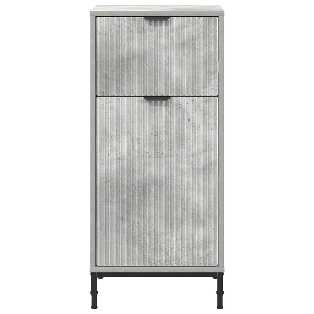 Badeværelsesskab med skuffe med dør Beton Grå 39,5 x 36 x 88 cm