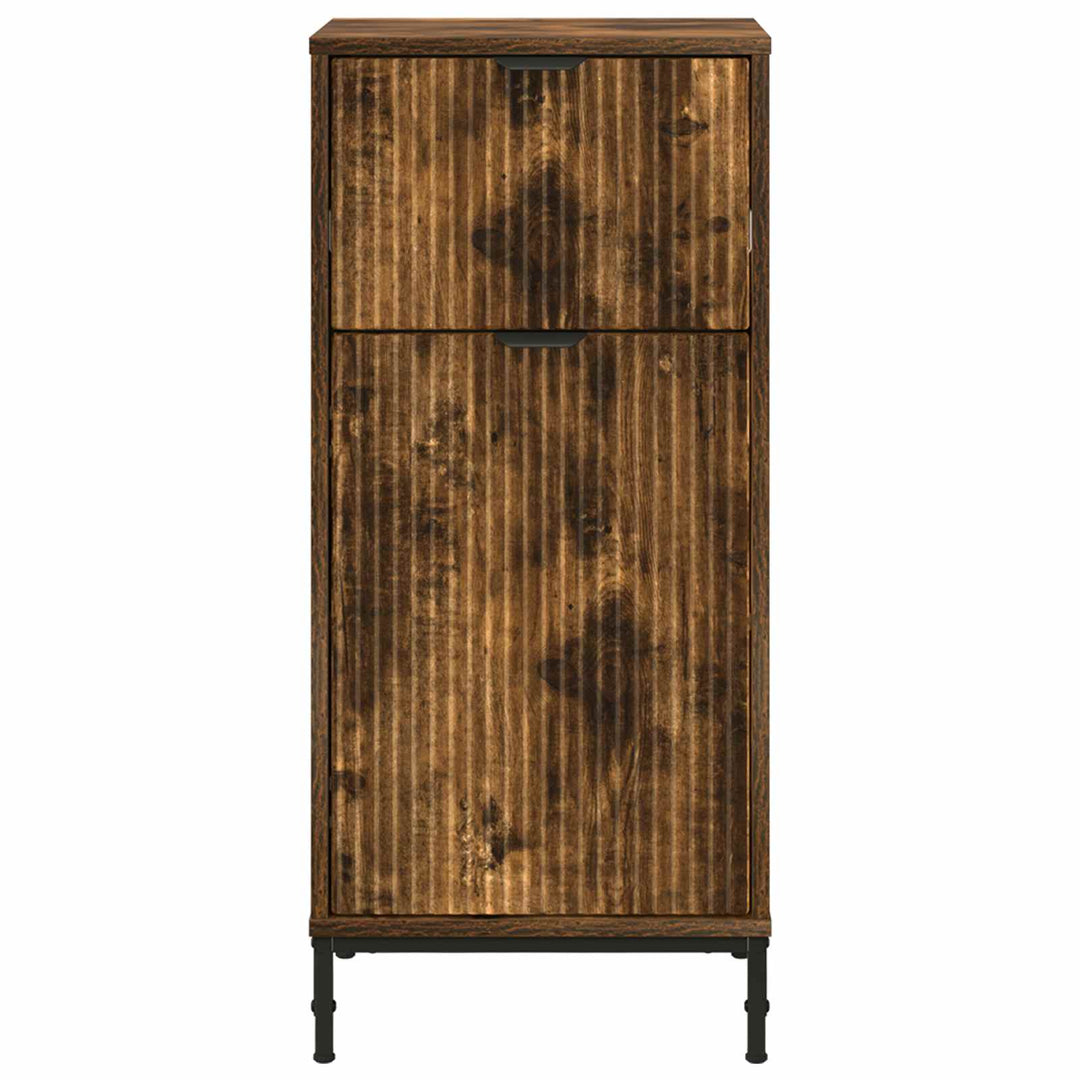 Badeværelsesskab med skuffe med dør Røget eg 39,5 x 36 x 88 cm