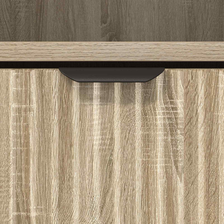 Badeværelsesskab med skuffe Sonoma eg 31,5 x 33 x 190 cm