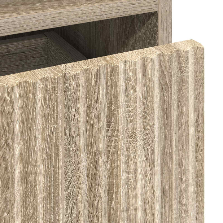 Badeværelsesskab med skuffe Sonoma eg 31,5 x 33 x 190 cm