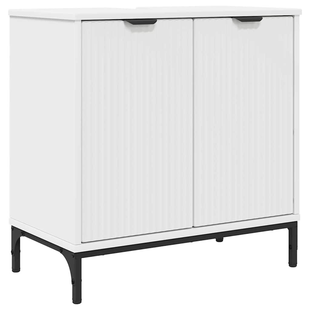 Badeværelsesskabsunder Hvid 60,5 x 33,5 x 61 cm Konstrueret træ