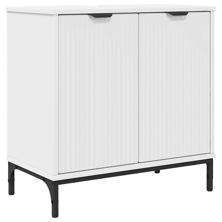Badeværelsesskabsunder Hvid 60,5 x 33,5 x 61 cm Konstrueret træ