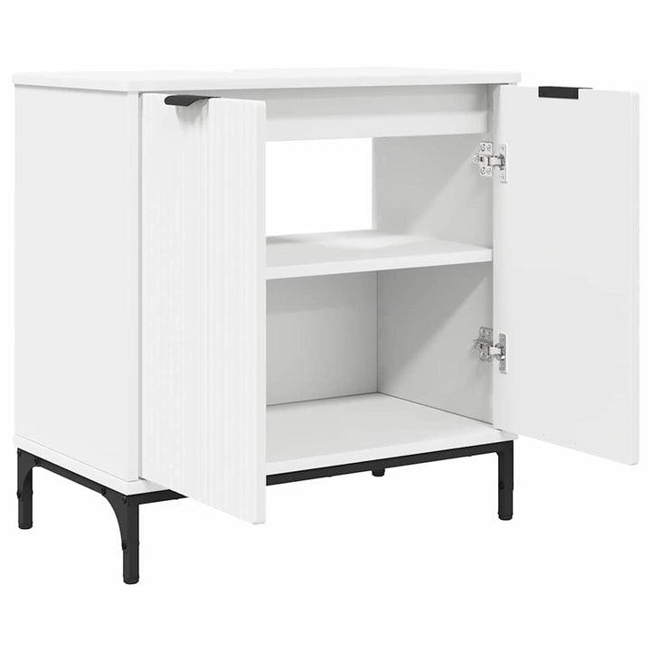 Badeværelsesskabsunder Hvid 60,5 x 33,5 x 61 cm Konstrueret træ