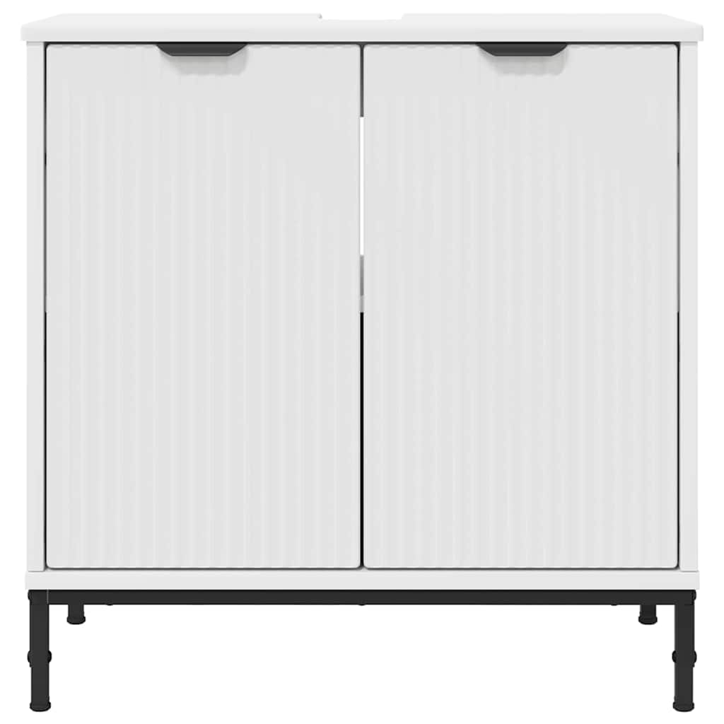 Badeværelsesskabsunder Hvid 60,5 x 33,5 x 61 cm Konstrueret træ