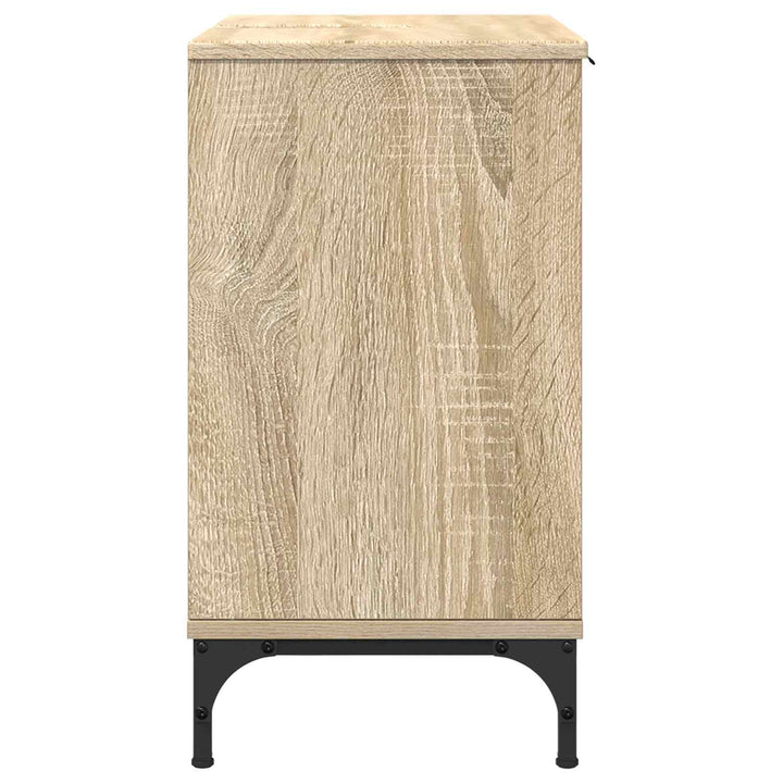 Badeværelsesskabsunder med dør Sonoma eg 60,5 x 33,5 x 61 cm