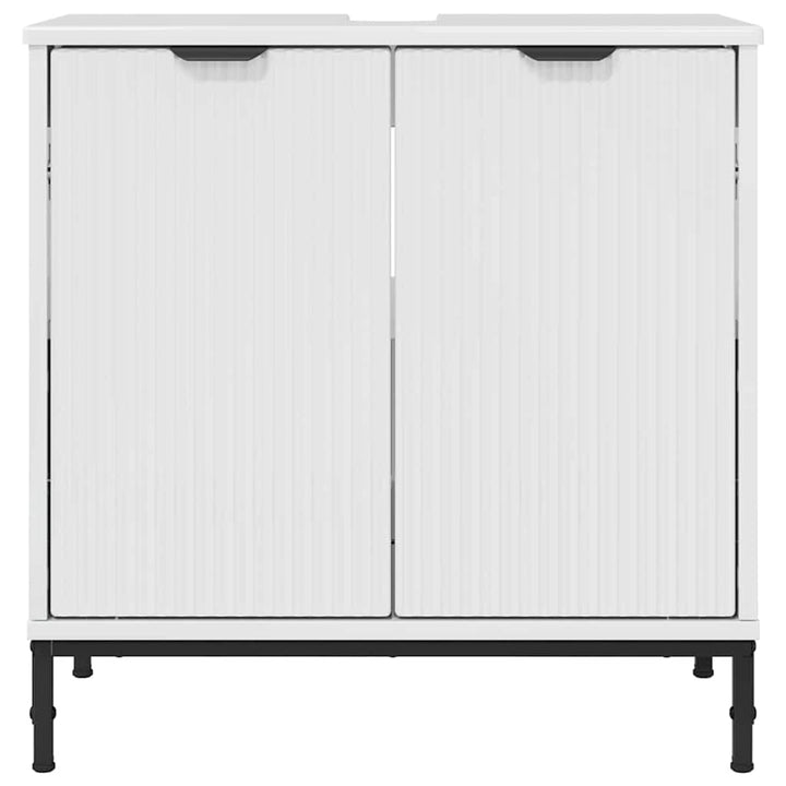 Badeværelsesskabsunder Hvid højglans 60.5 x 33.5 x 61 cm