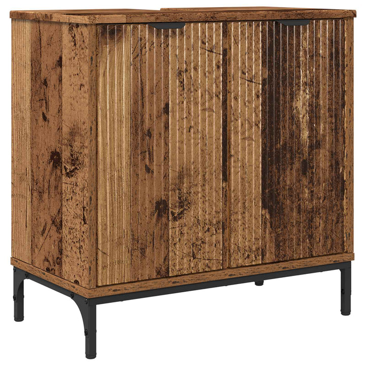 Badeværelsesskabsunder Gammelt træ 60,5 x 33,5 x 61 cm