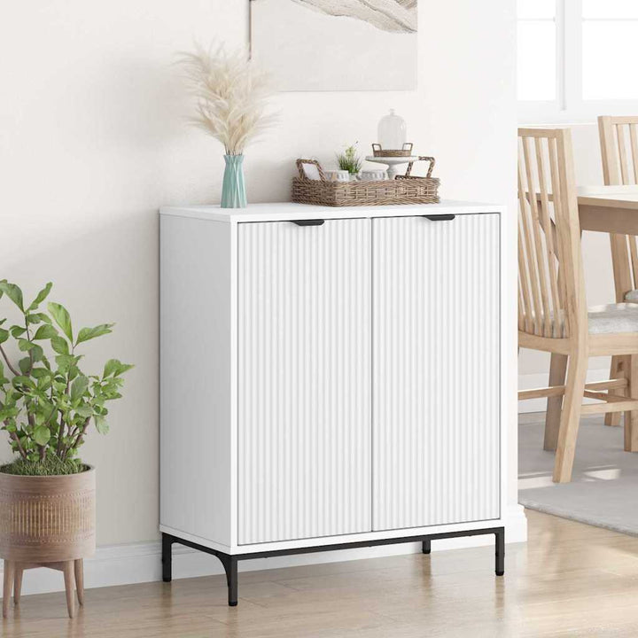 Sideboard Hvid 69,5 x 33 x 82 cm Konstrueret træ