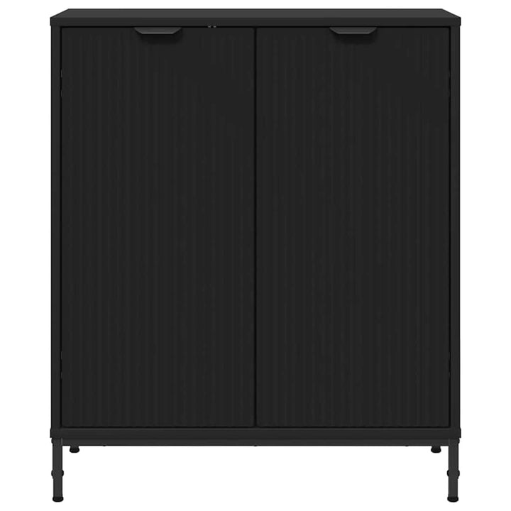 Sideboard Sort 69,5 x 33 x 82 cm Konstrueret træ