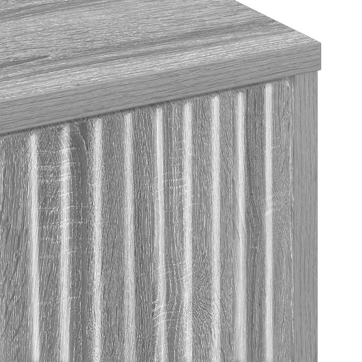 Sideboard Grå Sonoma 69,5 x 33 x 82 cm Konstrueret træ