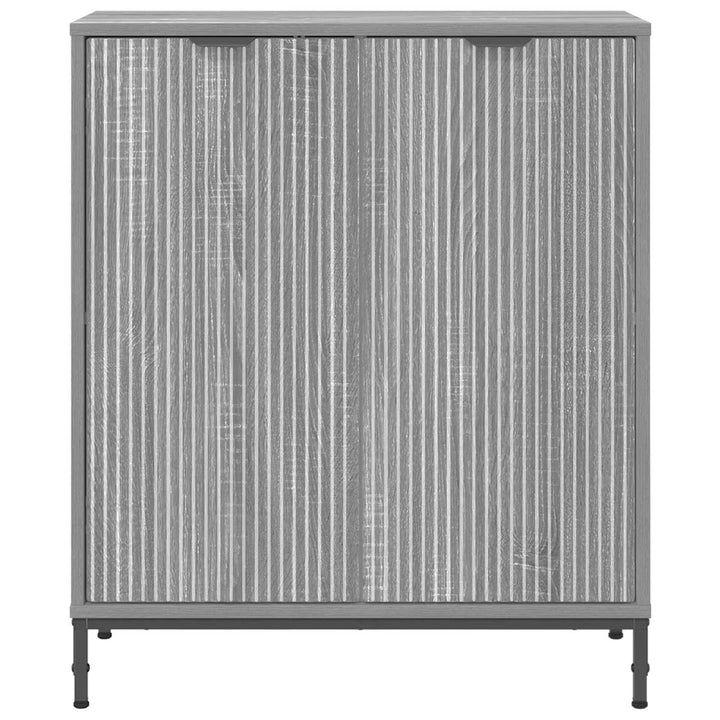 Sideboard Grå Sonoma 69,5 x 33 x 82 cm Konstrueret træ