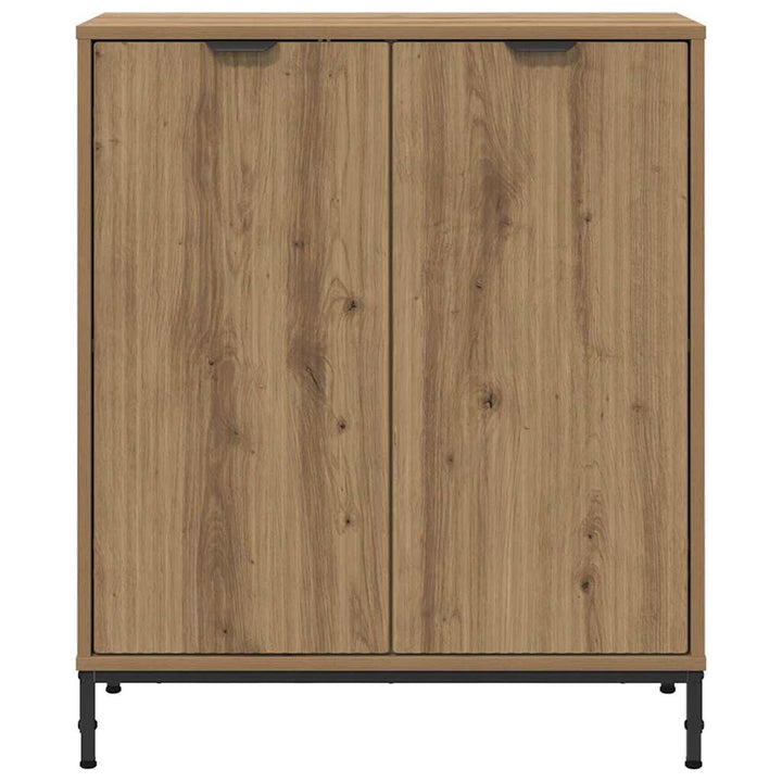 Sideboard Artisan Egetræ 69,5 x 33 x 82 cm Konstrueret træ