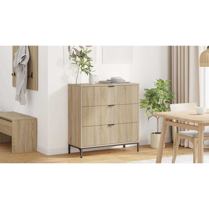Sideboard Sonoma eg 79,5 x 33 x 82 cm Konstrueret træ