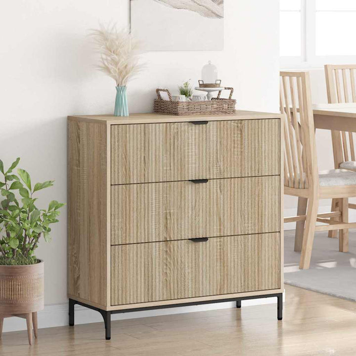 Sideboard Sonoma eg 79,5 x 33 x 82 cm Konstrueret træ