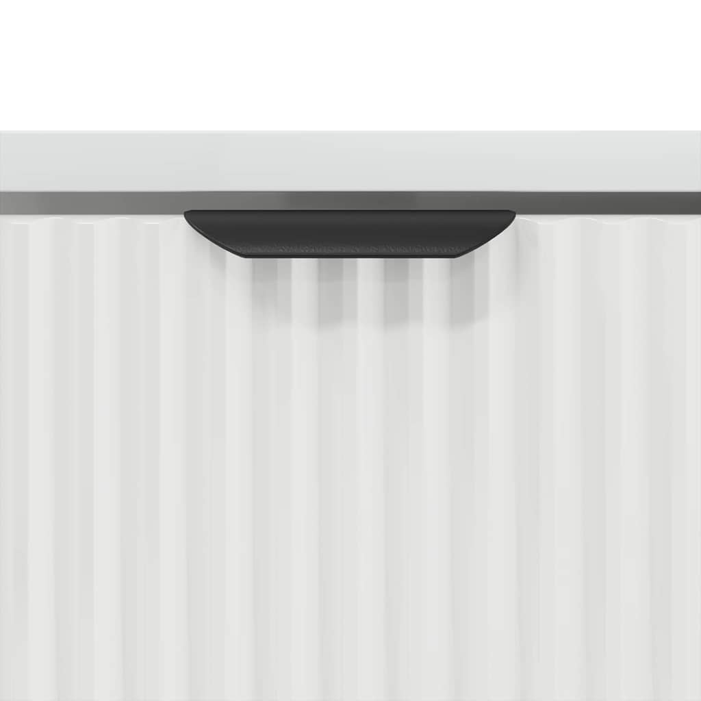 Sofabord med skuffe Hvid 90 x 49 x 46 cm Konstrueret træ