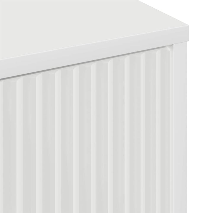 Sofabord med skuffe Hvid 90 x 49 x 46 cm Konstrueret træ