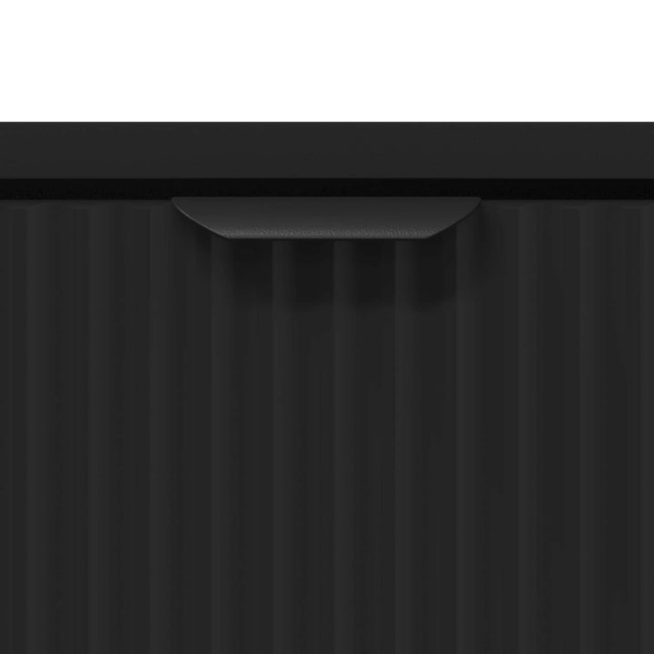 Sofabord med skuffe Sort eg 90 x 49 x 46 cm Konstrueret træ
