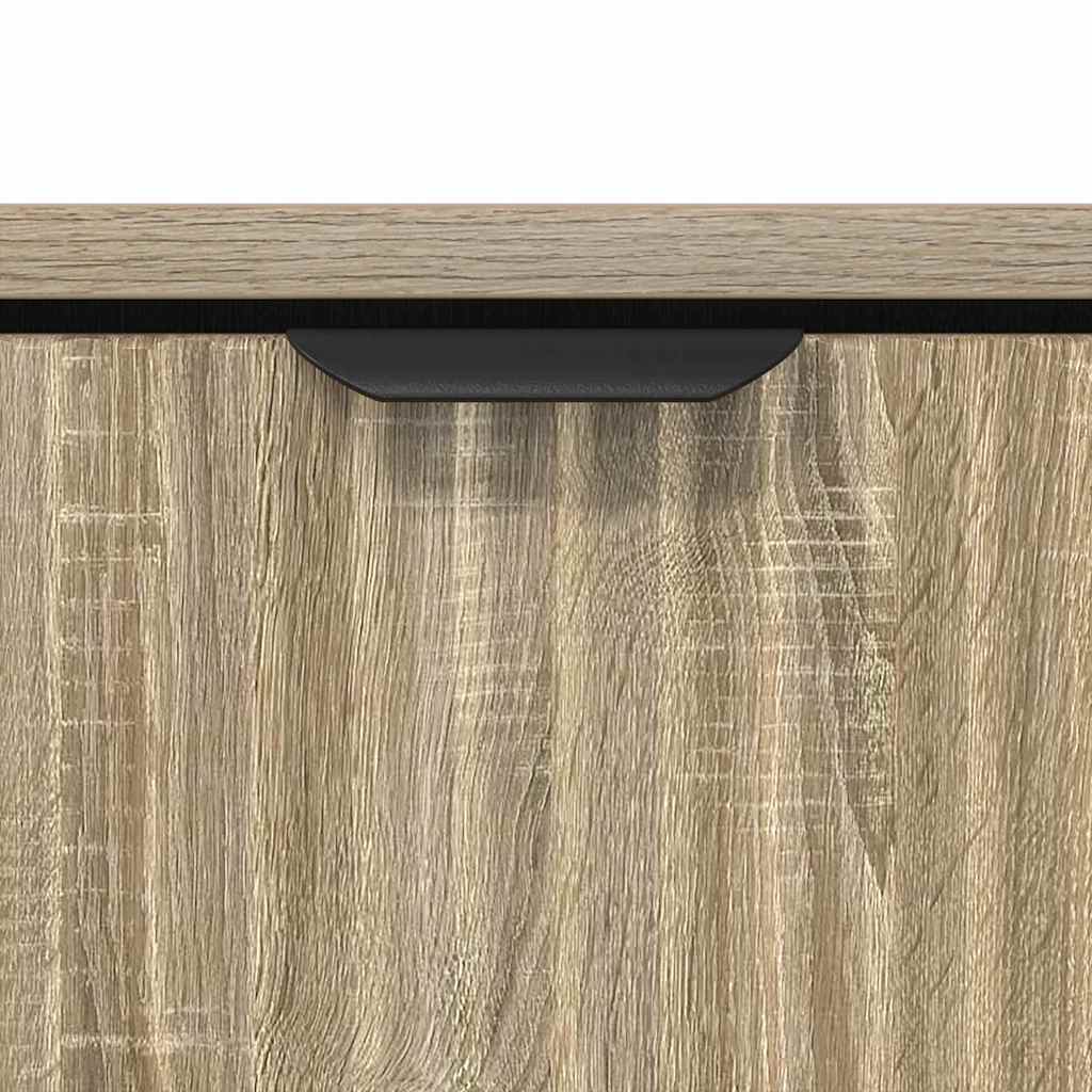 Sofabord med skuffe Sonoma eg 90 x 49 x 46 cm Konstrueret træ