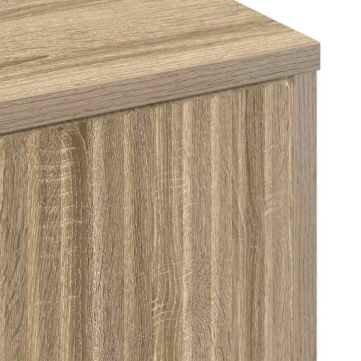 Sofabord med skuffe Sonoma eg 90 x 49 x 46 cm Konstrueret træ