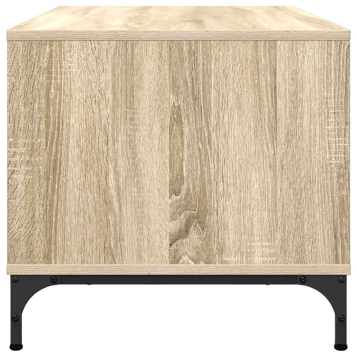 Sofabord med skuffe Sonoma eg 90 x 49 x 46 cm Konstrueret træ