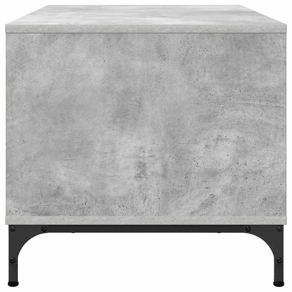 Sofabord med skuffe Beton Grå 90 x 49 x 46 cm Konstrueret træ
