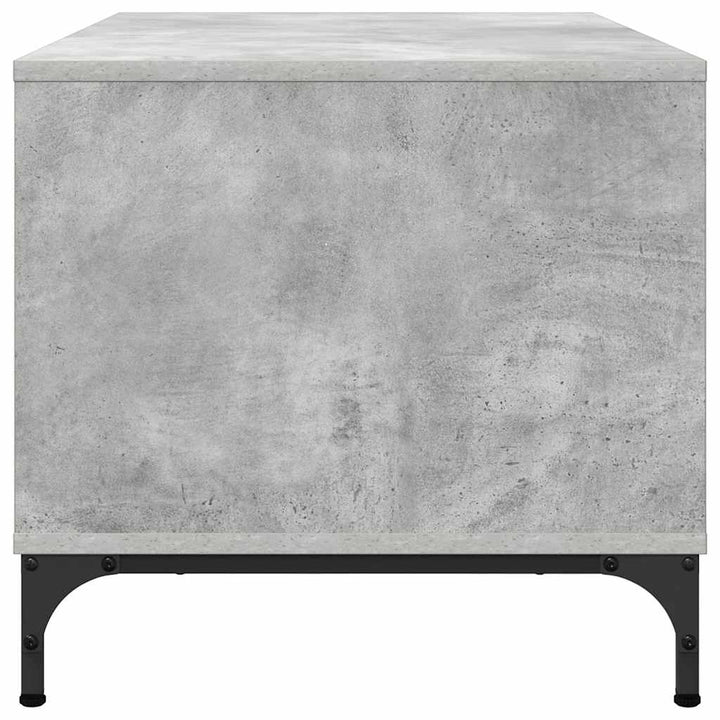 Sofabord med skuffe Beton Grå 90 x 49 x 46 cm Konstrueret træ