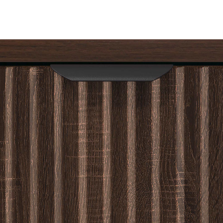Sofabord med skuffe Brun eg 90 x 49 x 46 cm Konstrueret træ