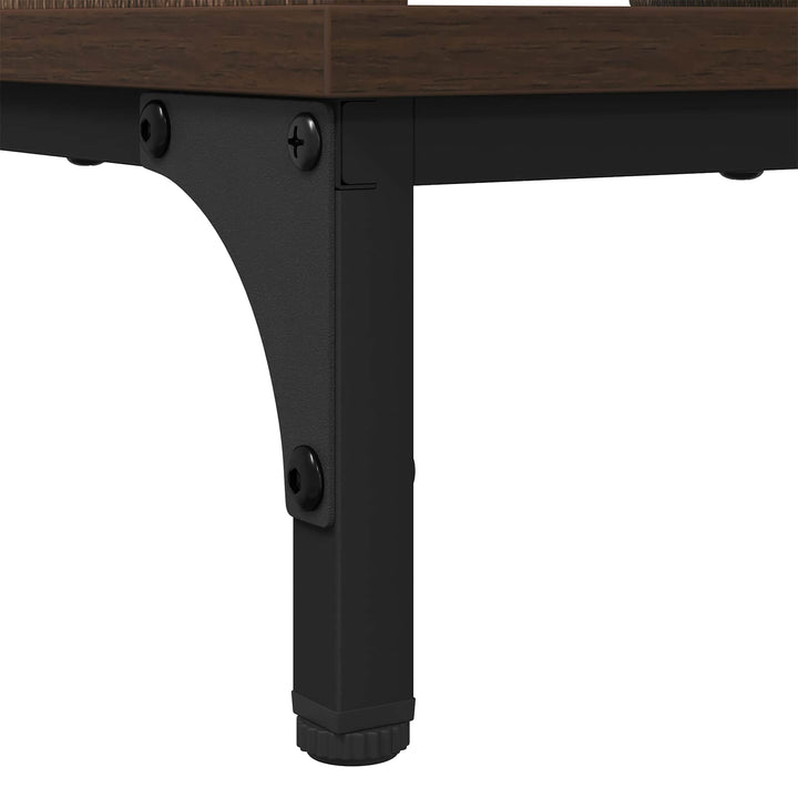 Sofabord med skuffe Brun eg 90 x 49 x 46 cm Konstrueret træ
